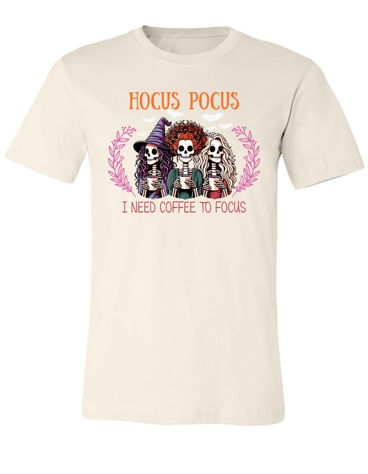 Hocus Pocus I need Coffee to Focus T Shirt