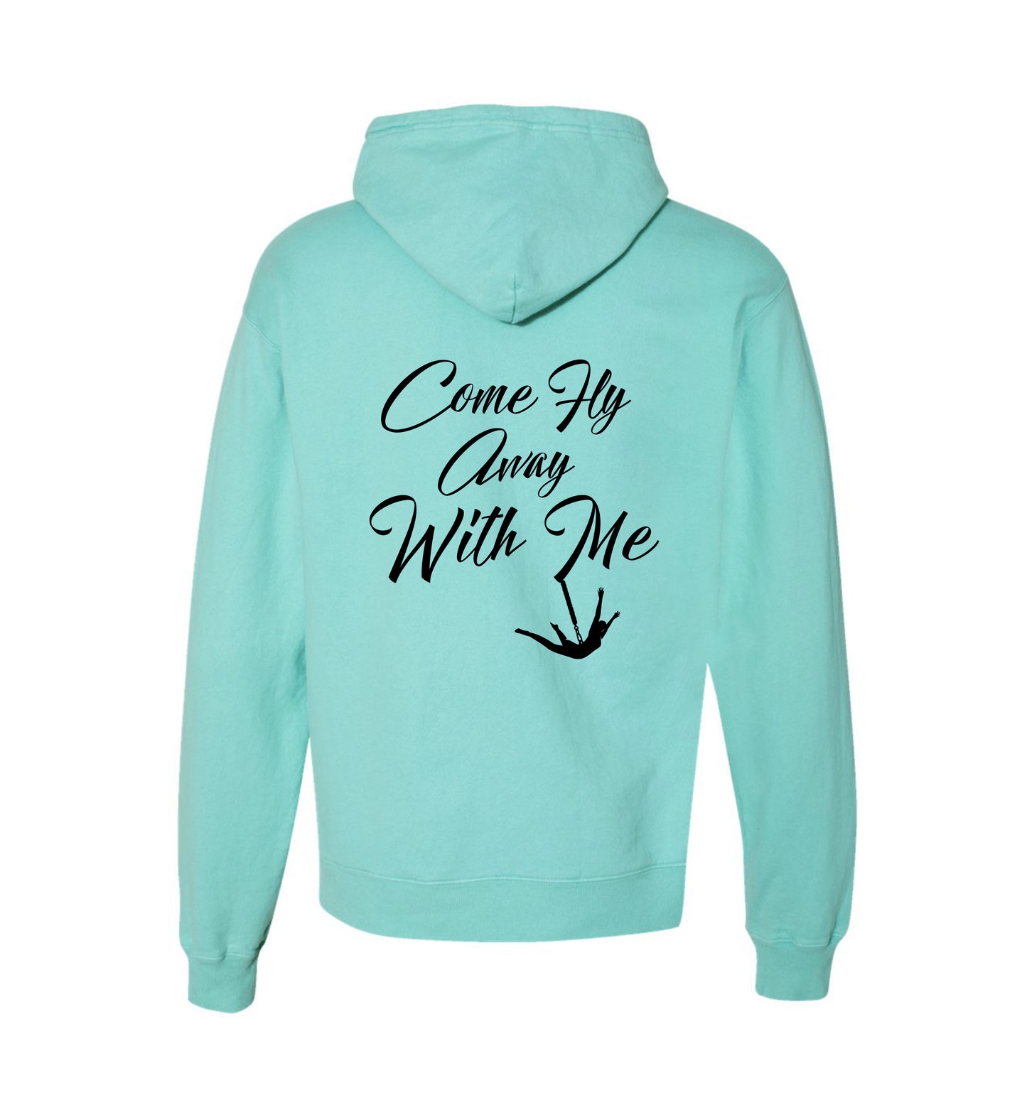 Come Fly Away With Me Bungee Grid Hoodie Sweatshirt