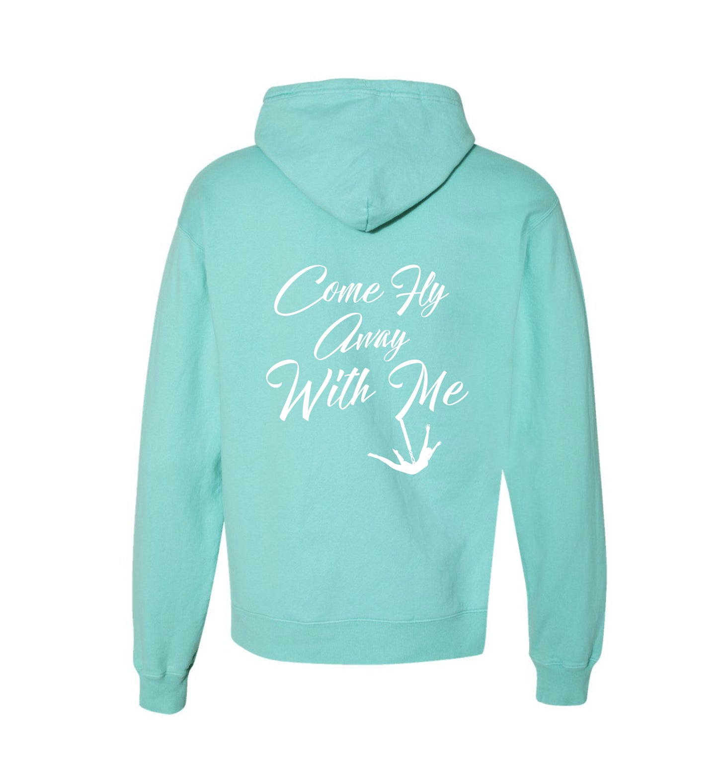 Come Fly Away With Me Bungee Grid Hoodie Sweatshirt