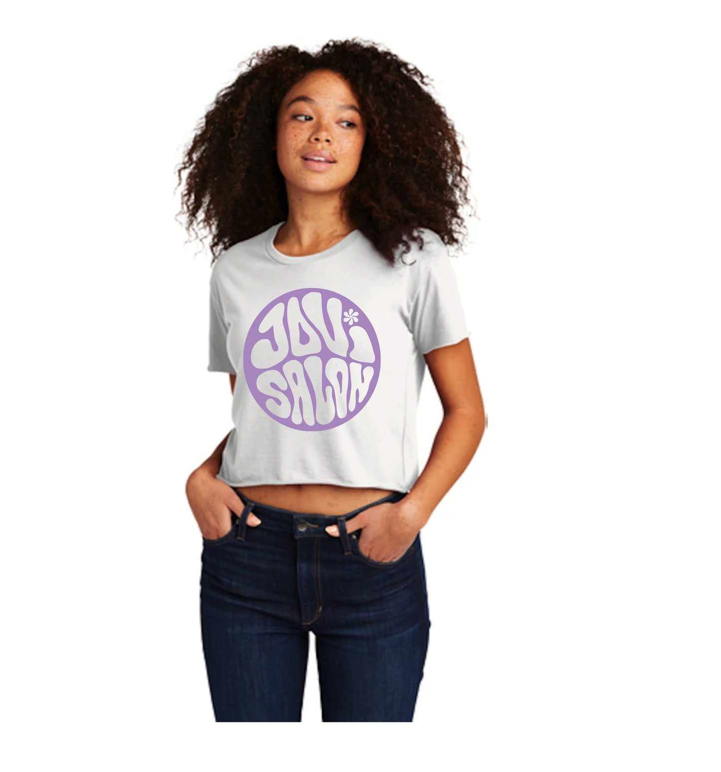 Jovi Salon Crop Top