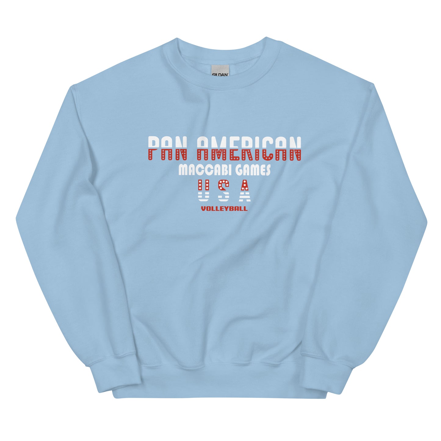 Unisex Sweatshirt red and white design