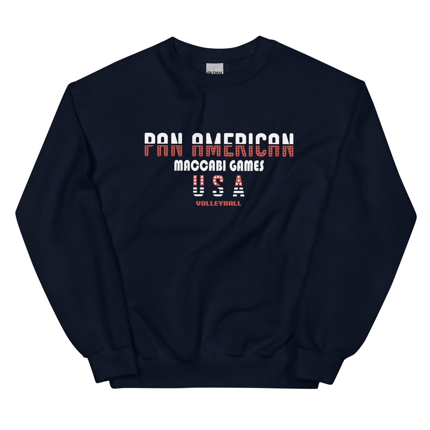 Unisex Sweatshirt red and white design