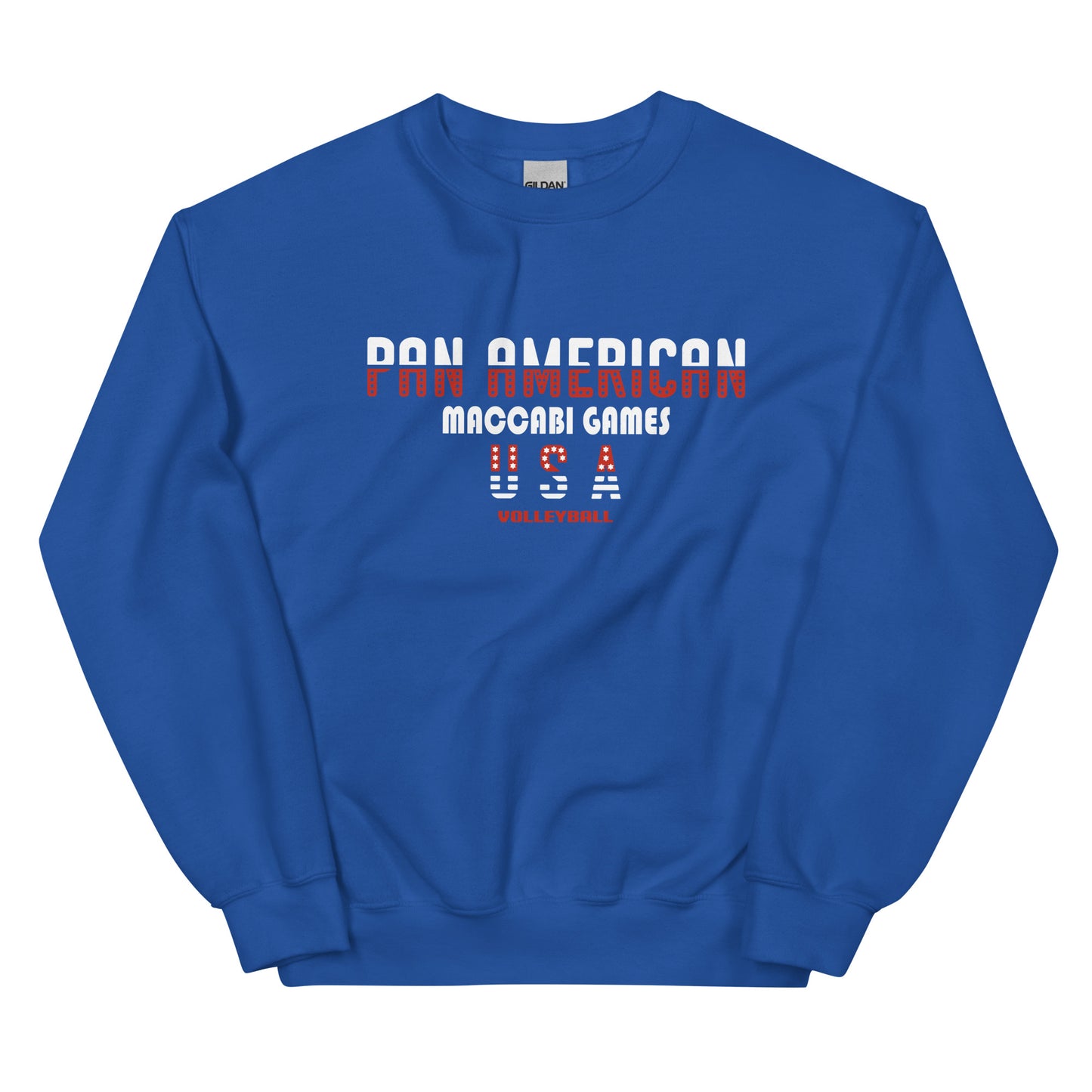 Unisex Sweatshirt red and white design