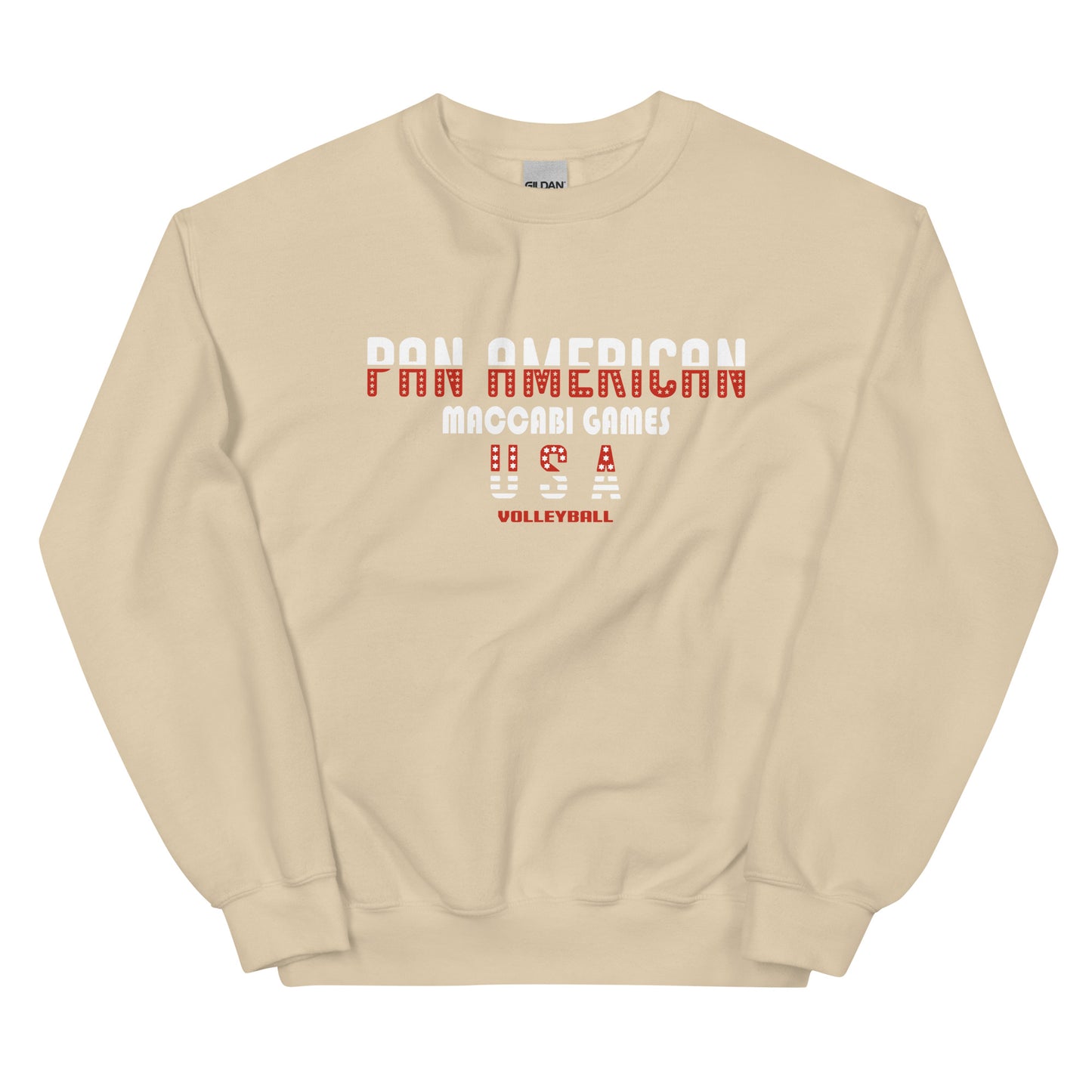 Unisex Sweatshirt red and white design