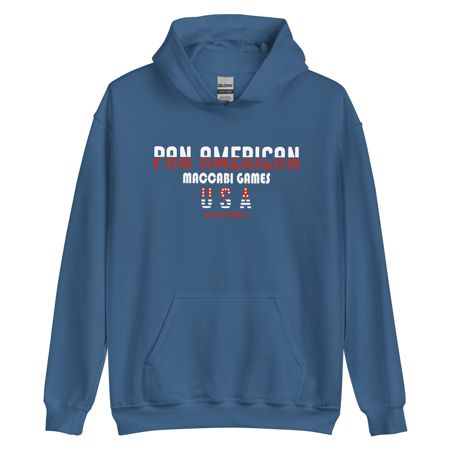 Unisex Hoodie white and red image