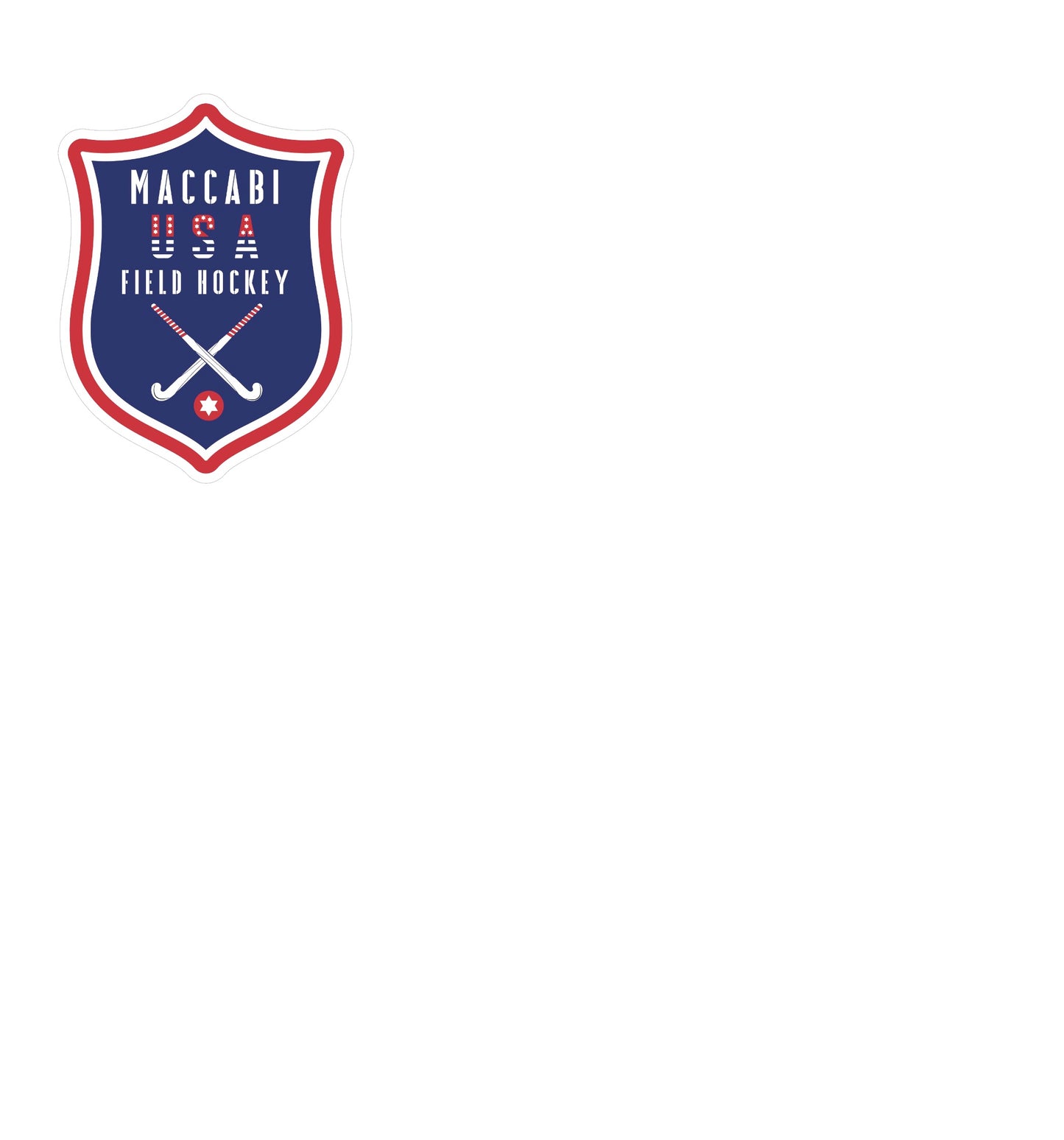 Official Maccabi Games Team USA Field Hockey Stickers