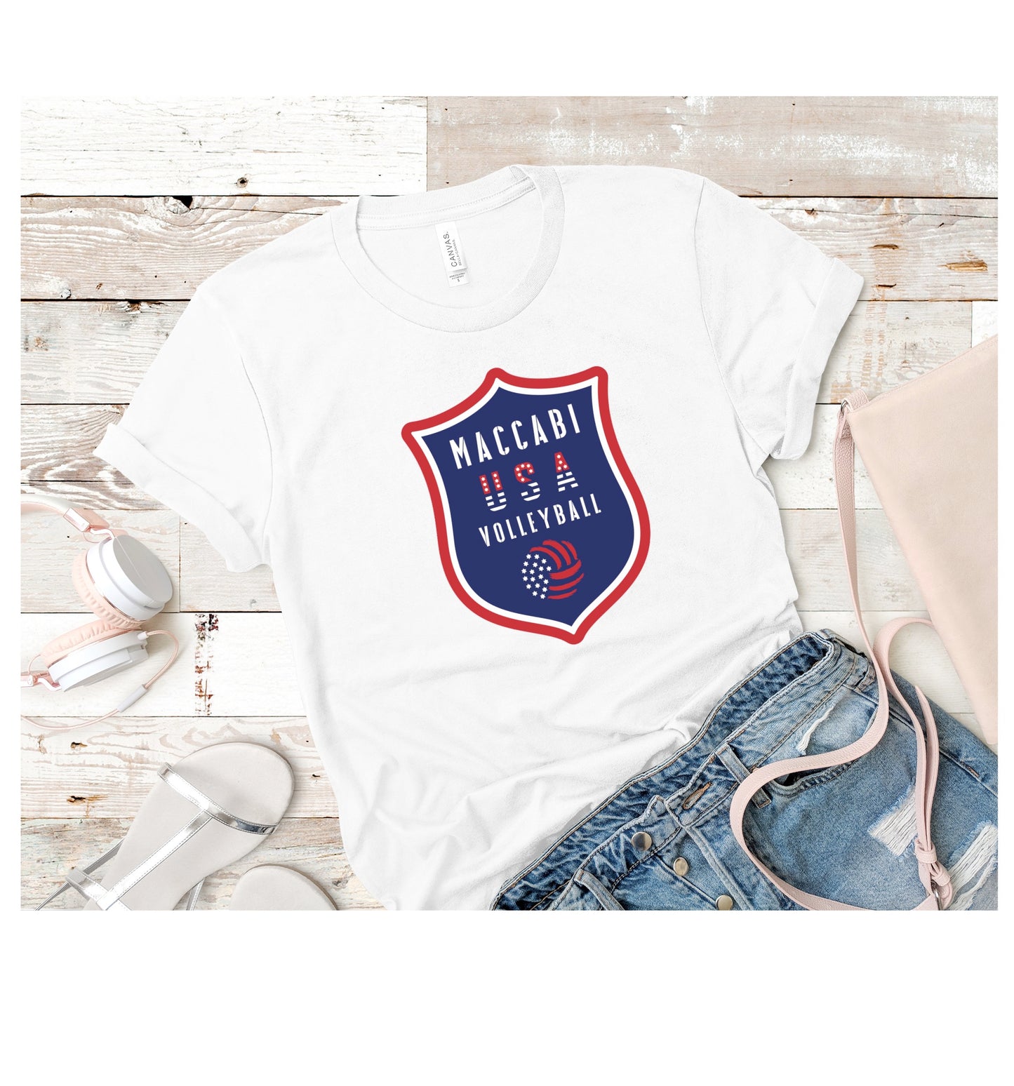 Official Maccabi Team USA Volleyball Unisex T-Shirt