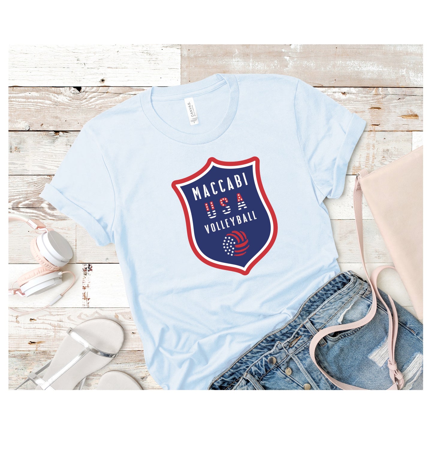 Official Maccabi Team USA Volleyball Unisex T-Shirt