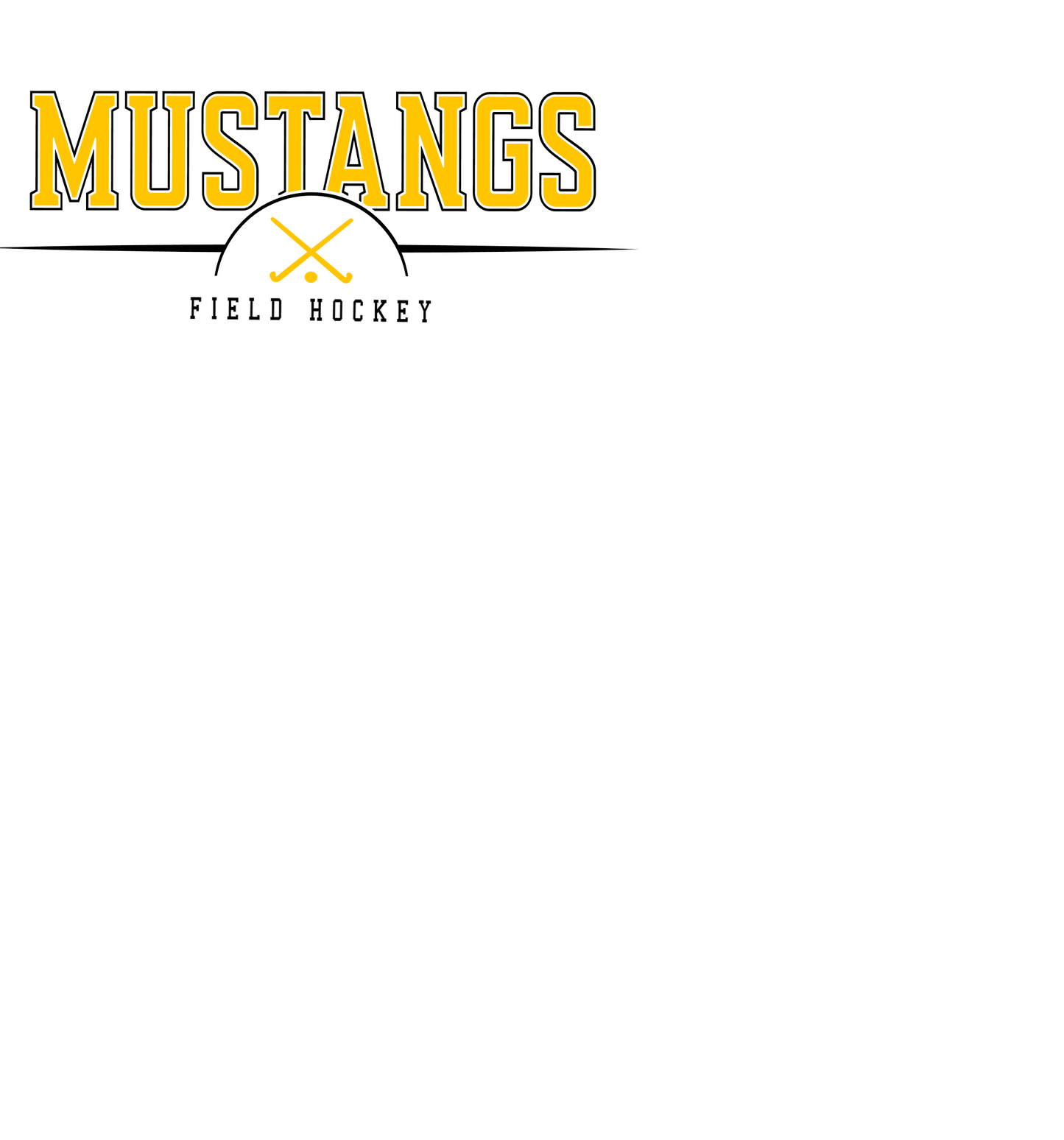 Hugo Owens Mustang Field Hockey Stickers