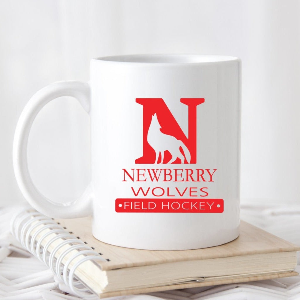 Newberry Field Hockey 11 or 15oz. White Coffee Mug