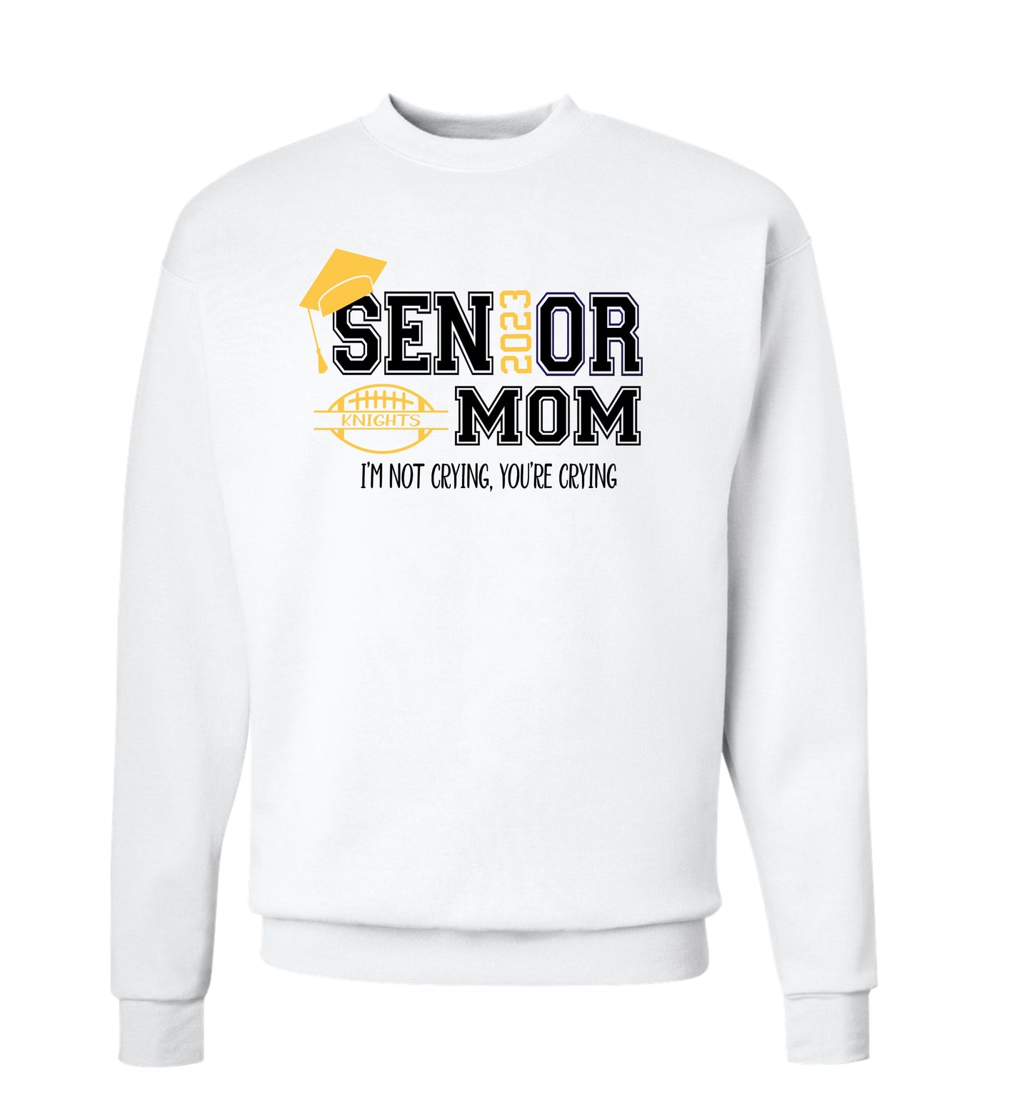 Senior Parents Sports Themed Crewnecks