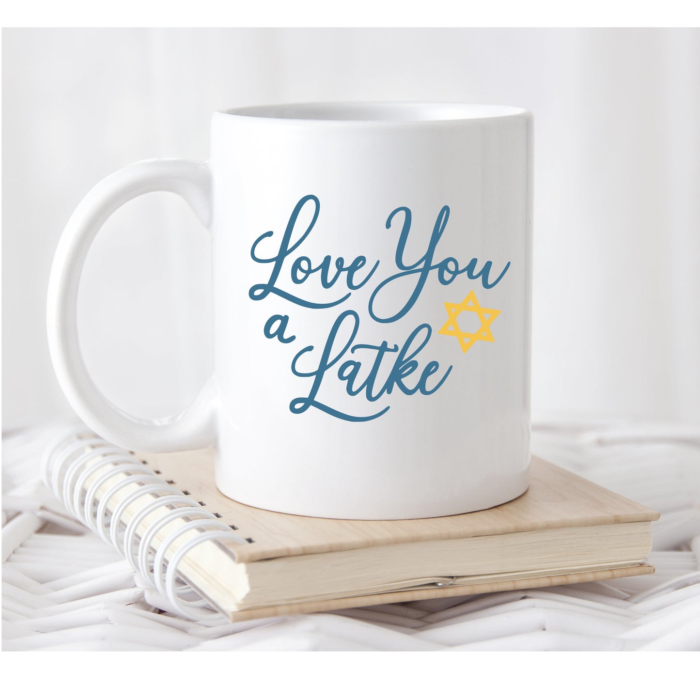 Oy To The World White Ceramic Coffee/Tea Mug