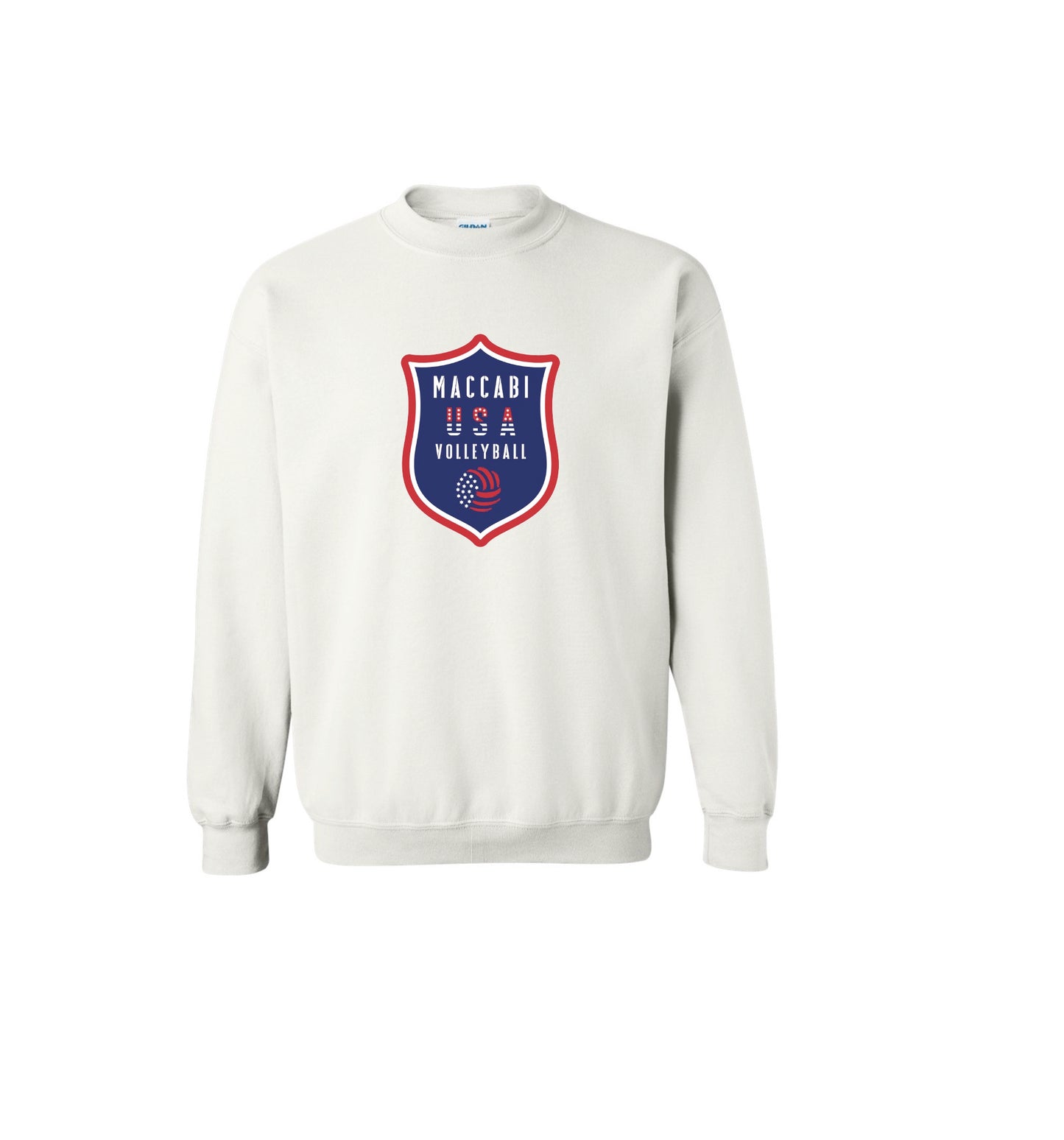 Official Maccabi Games Team USA Volleyball Crewneck Sweatshirt