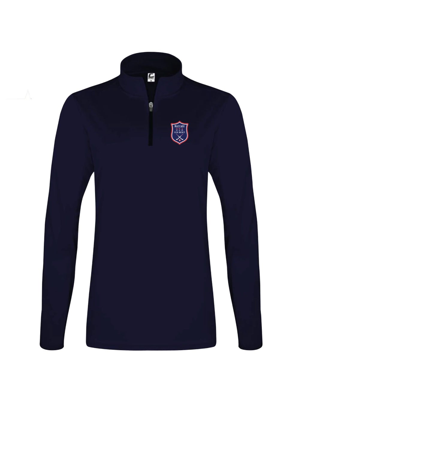 Official Maccabi Games Team USA Field Hockey Womens Quarter Zip Pullover