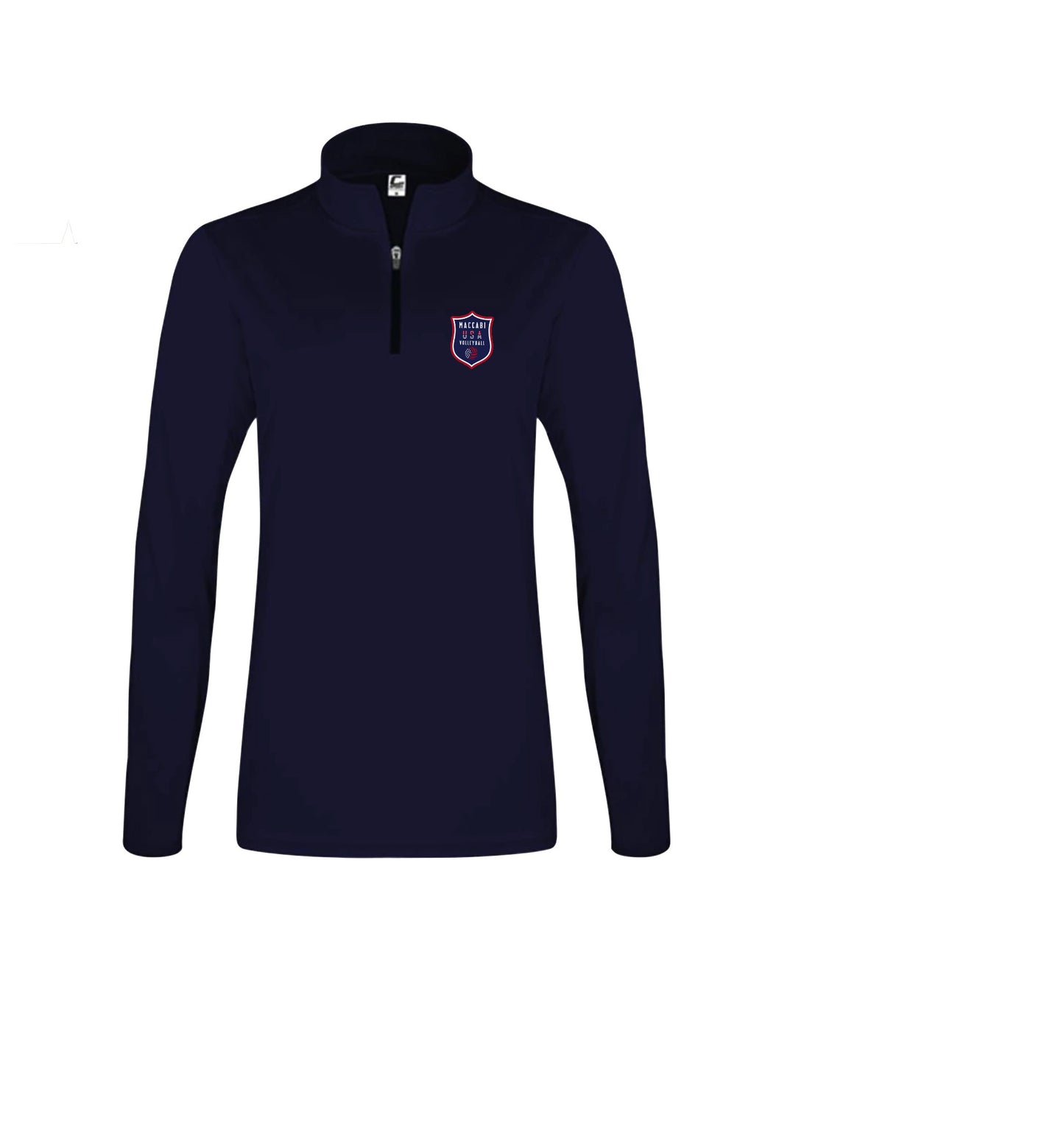 Official Maccabi Games Team USA Volleyball Women's Quarter Zip Pullover