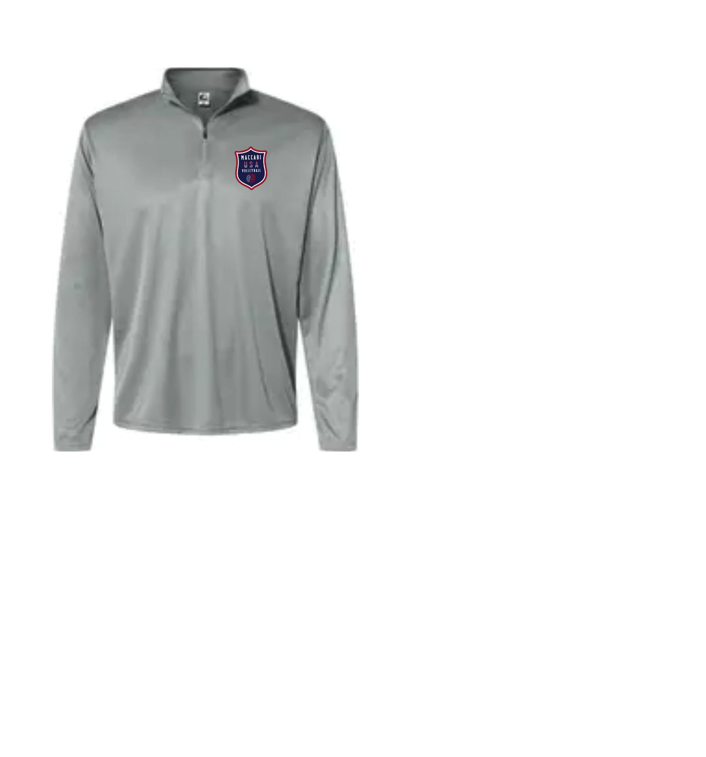 Official Maccabi Games Team USA Volleyball Mens Quarter Zip Pullover