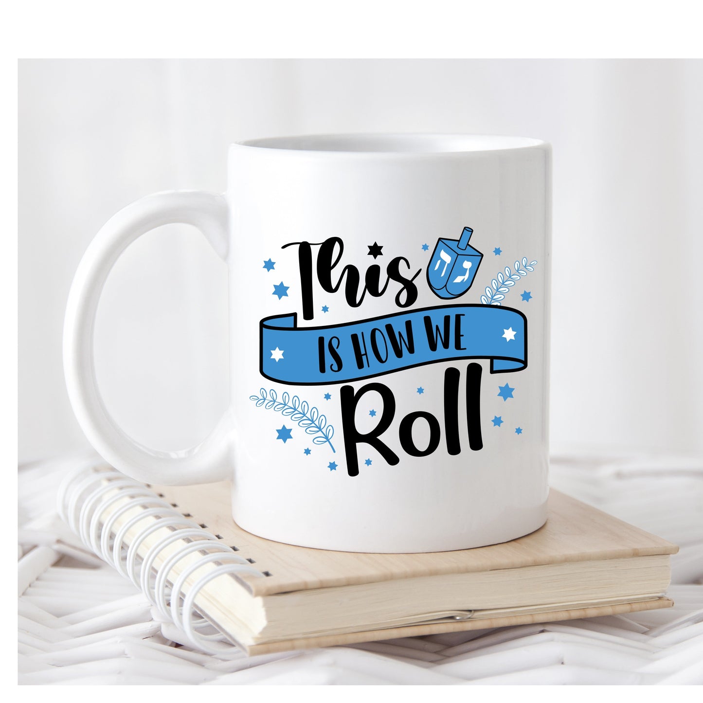 Oy To The World White Ceramic Coffee/Tea Mug