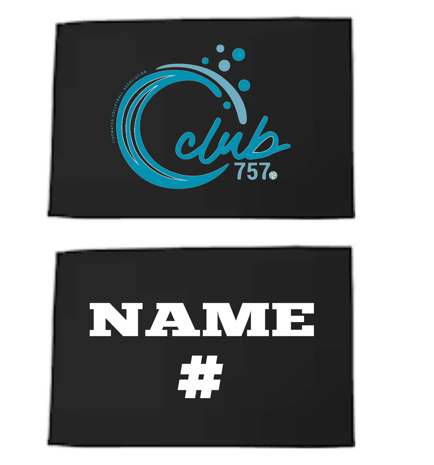 Club 757 Rally Towel *ADD NAME & NUMBER IN NOTES TO SELLER AT CHECKOUT*