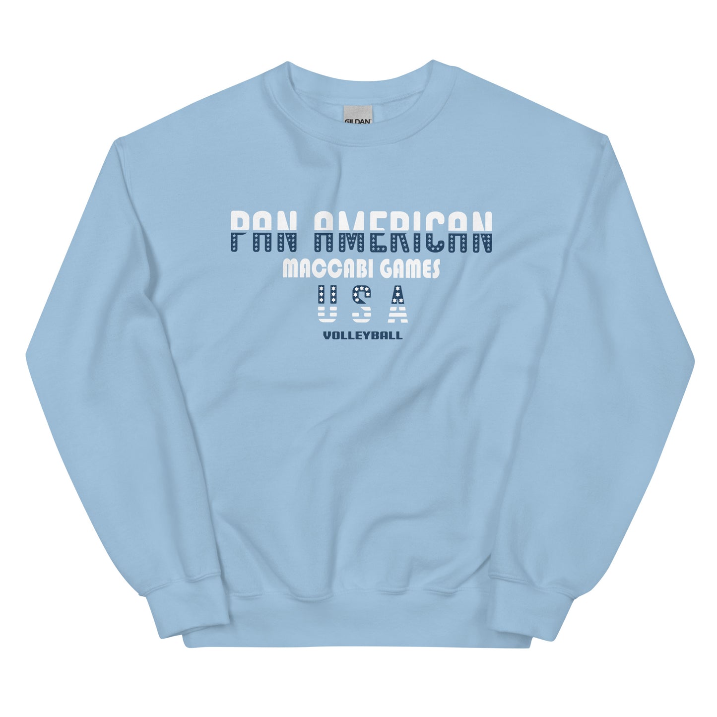 Unisex Sweatshirt blue and white design