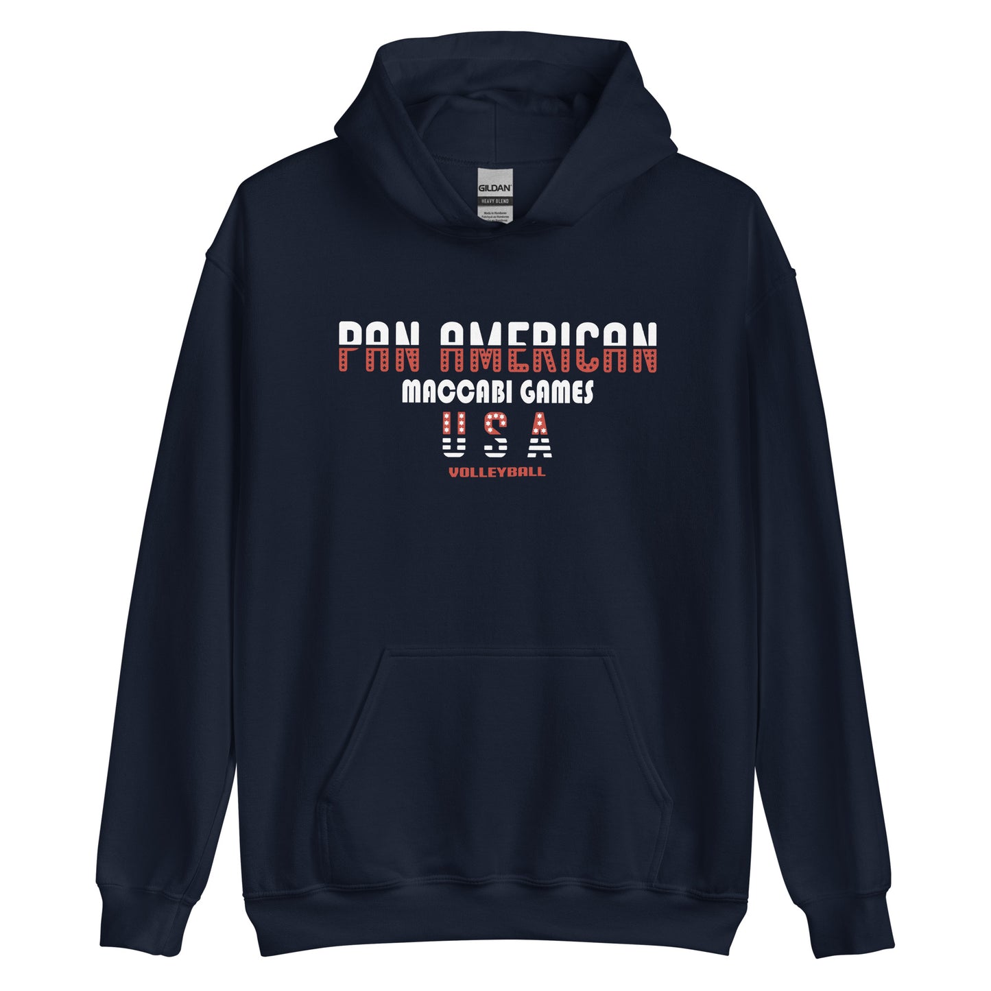 Unisex Hoodie white and red image