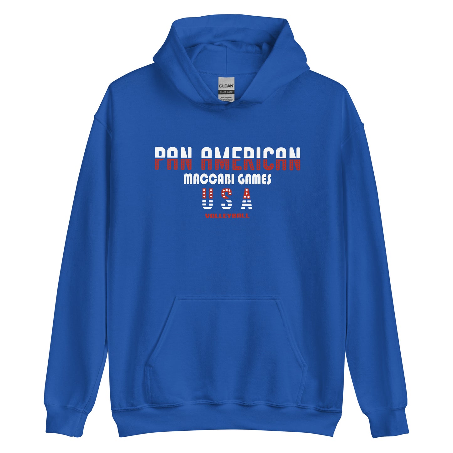 Unisex Hoodie white and red image