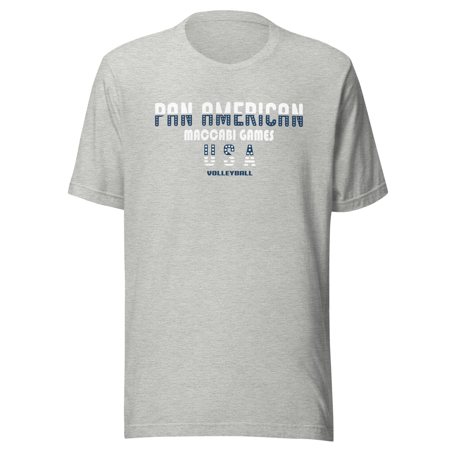 Unisex t-shirt blue and white design