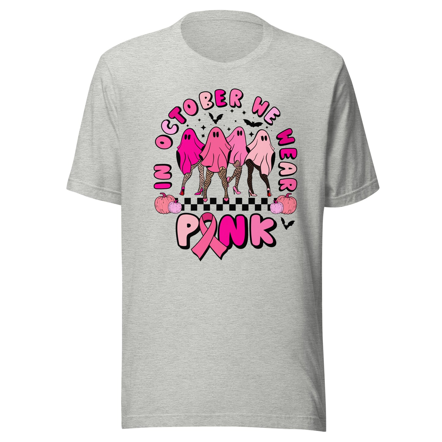 In October We Wear Pink Unisex t-shirt
