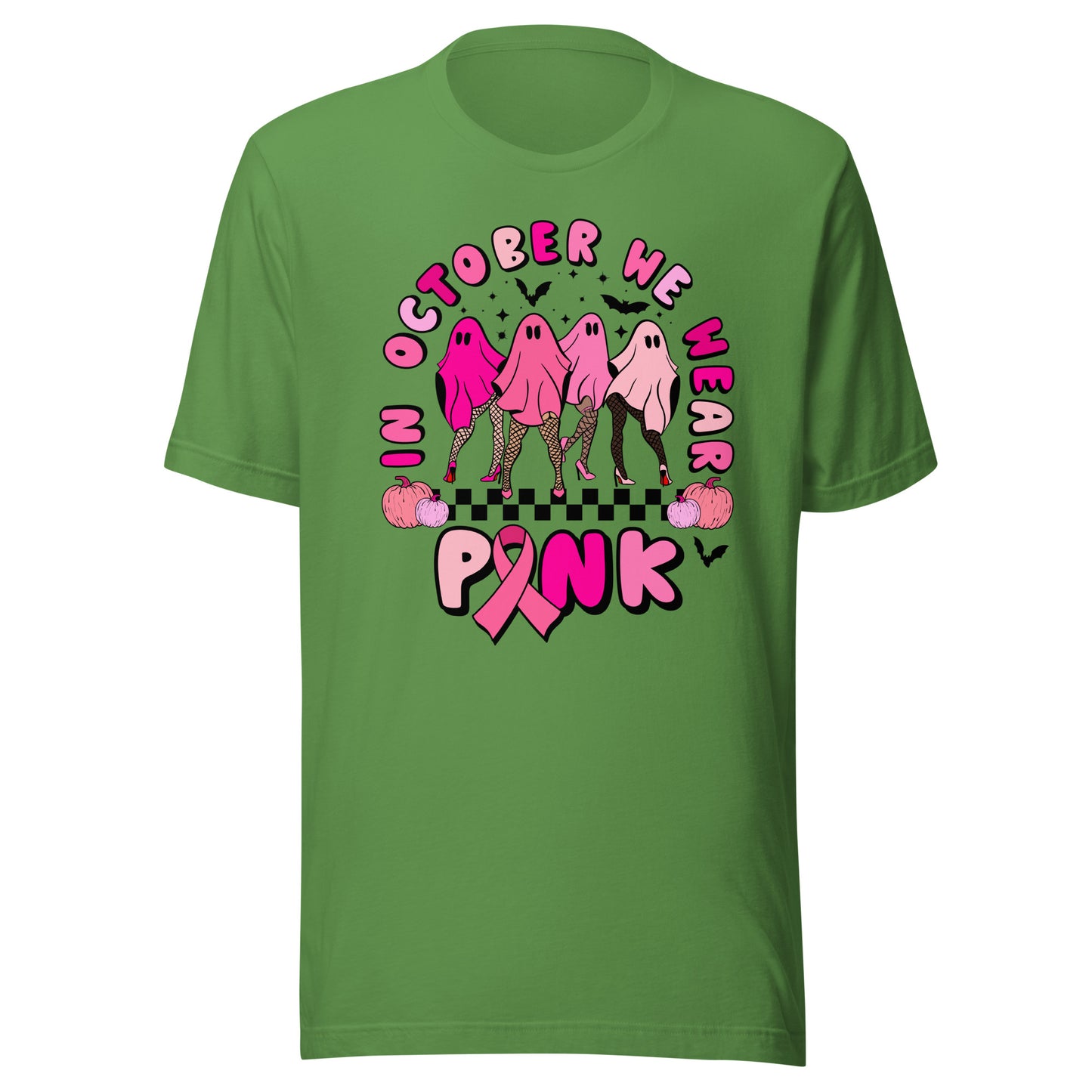 In October We Wear Pink Unisex t-shirt