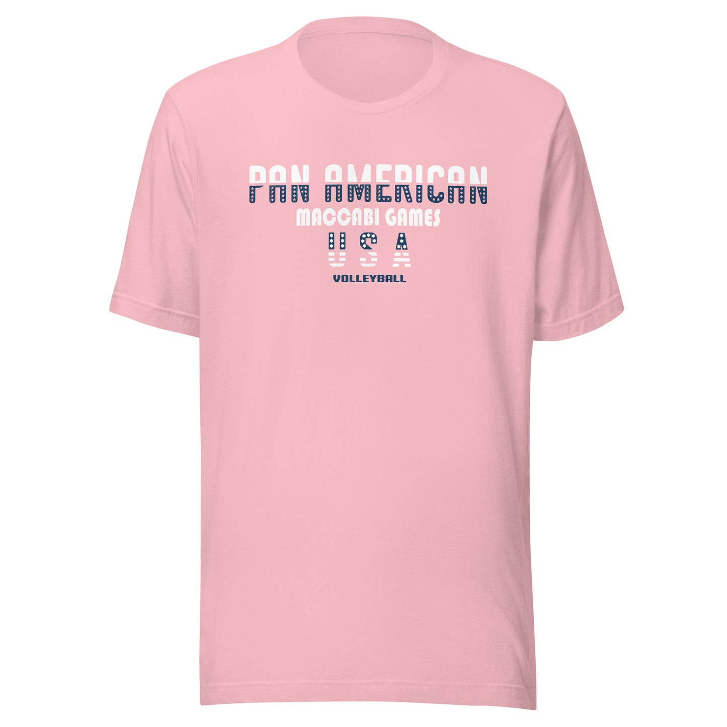Unisex t-shirt blue and white design