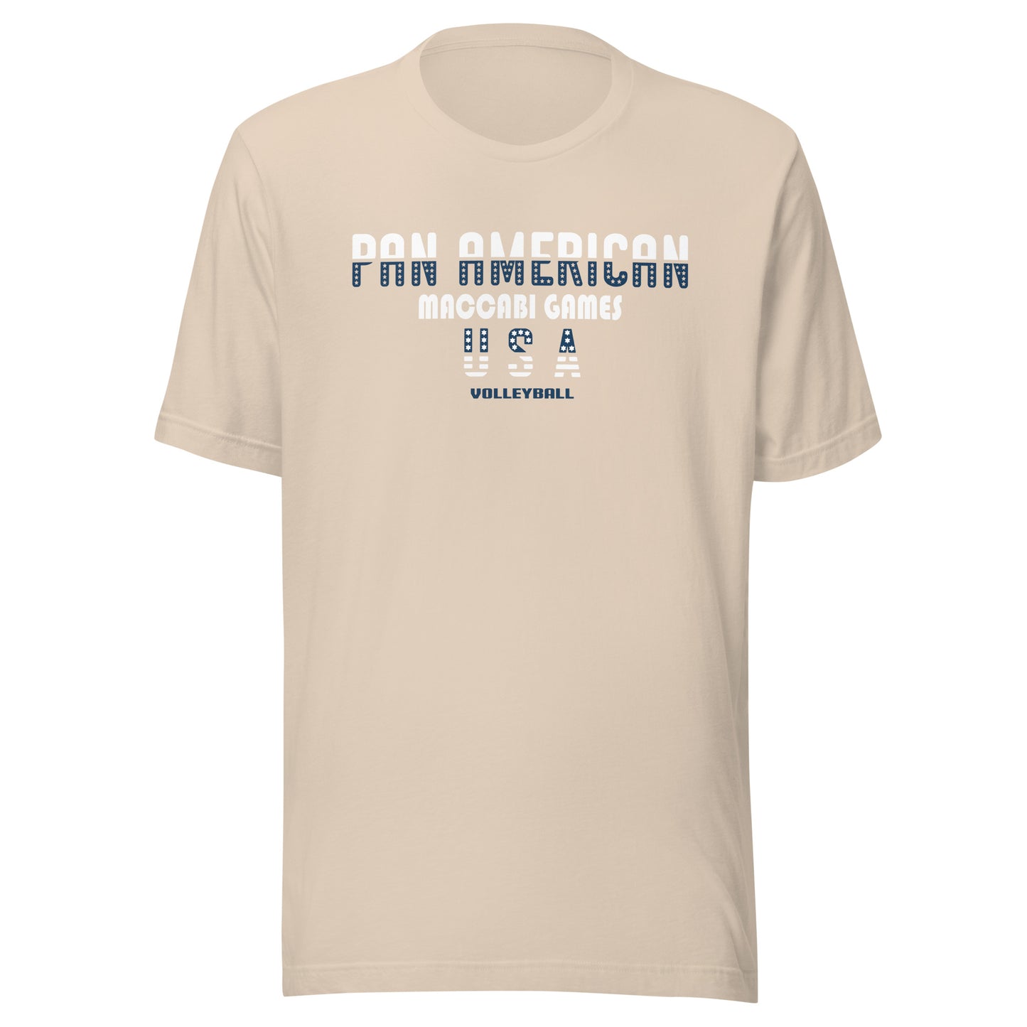 Unisex t-shirt blue and white design