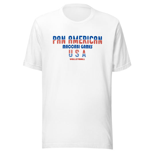 Unisex t-shirt blus & white design