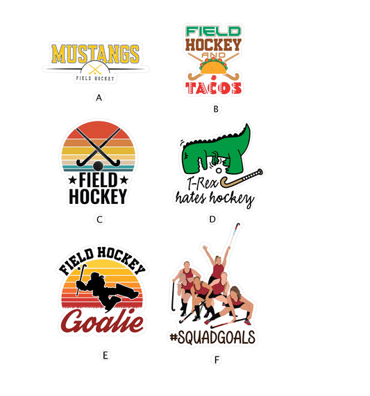 Hugo Owens Mustang Field Hockey Stickers