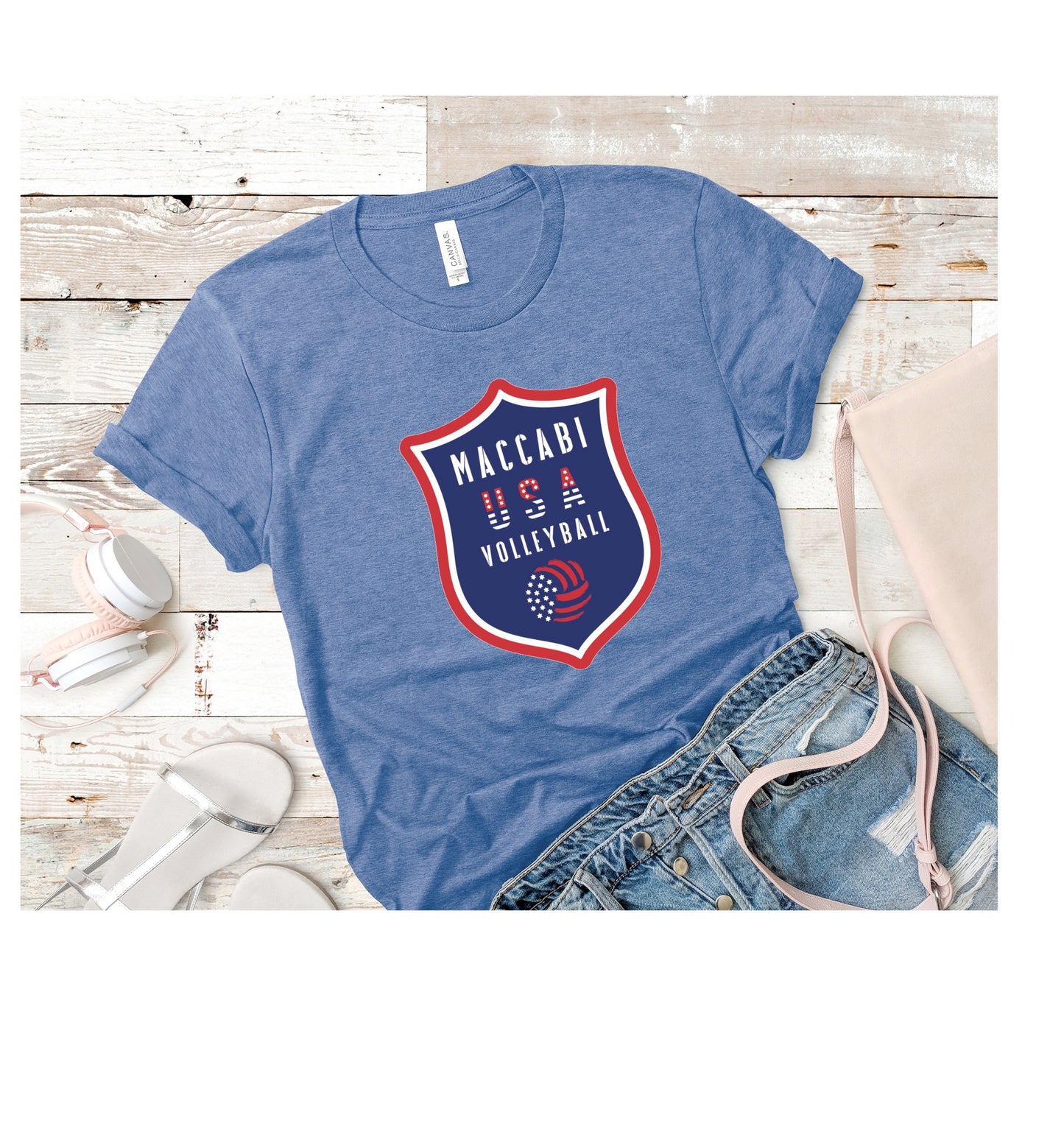Official Maccabi Team USA Volleyball Unisex T-Shirt