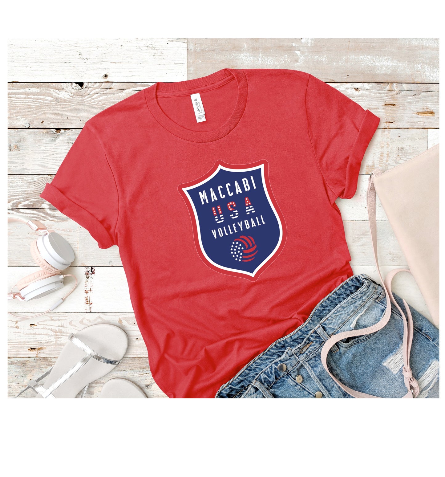 Official Maccabi Team USA Volleyball Unisex T-Shirt