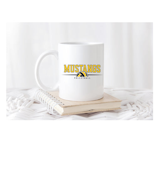 Hugo Owens Mustangs Volleyball Coffee Mugs