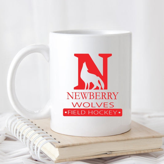 Newberry Field Hockey 11 or 15oz. White Coffee Mug