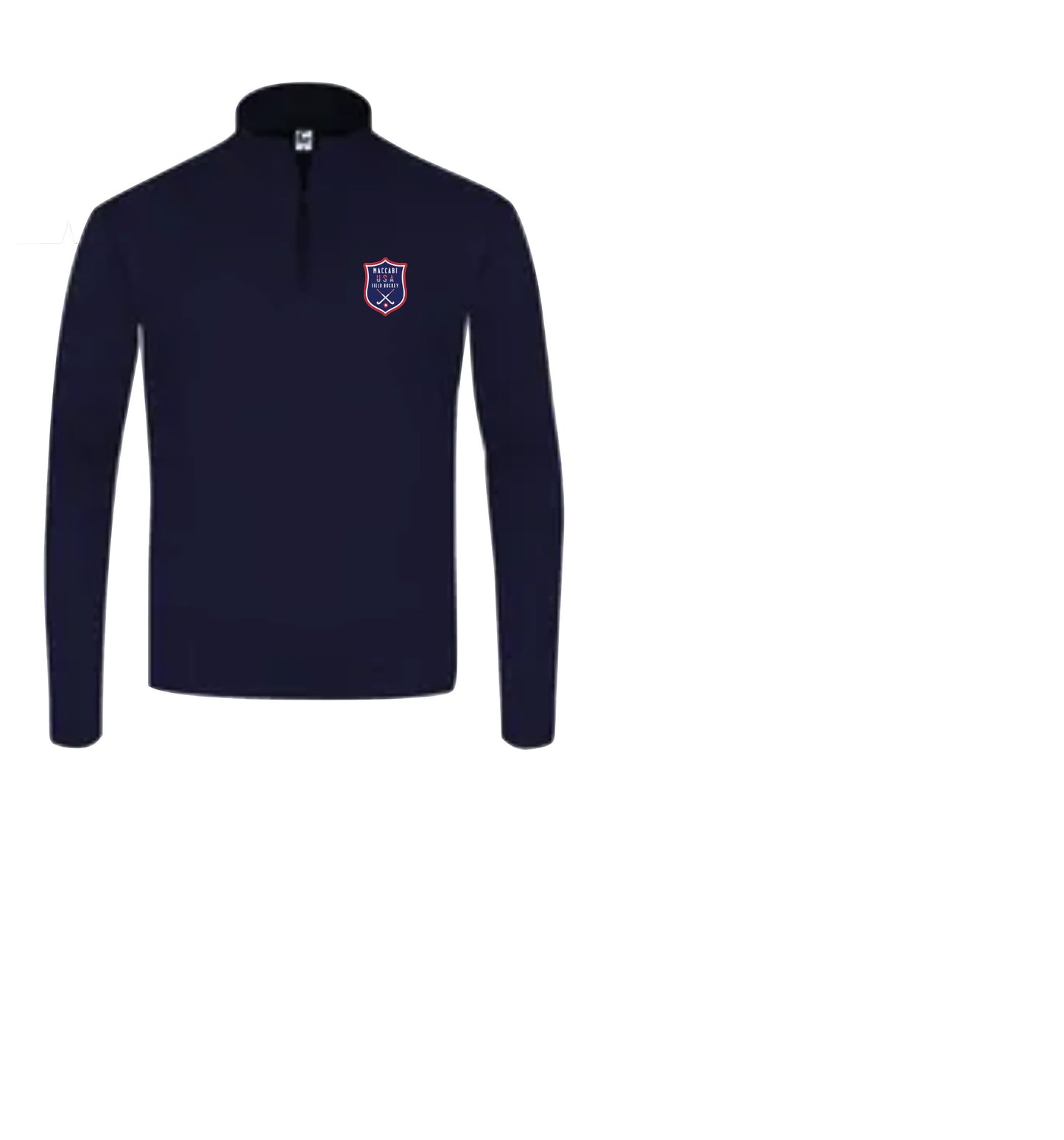 Official Maccabi Games Team USA Field Hockey Men's Quarter Zip Pullover