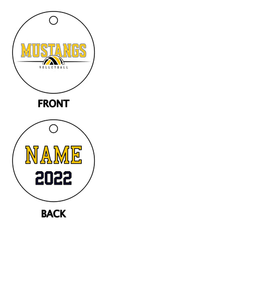 Hugo Owens Mustang Volleyball Ornament