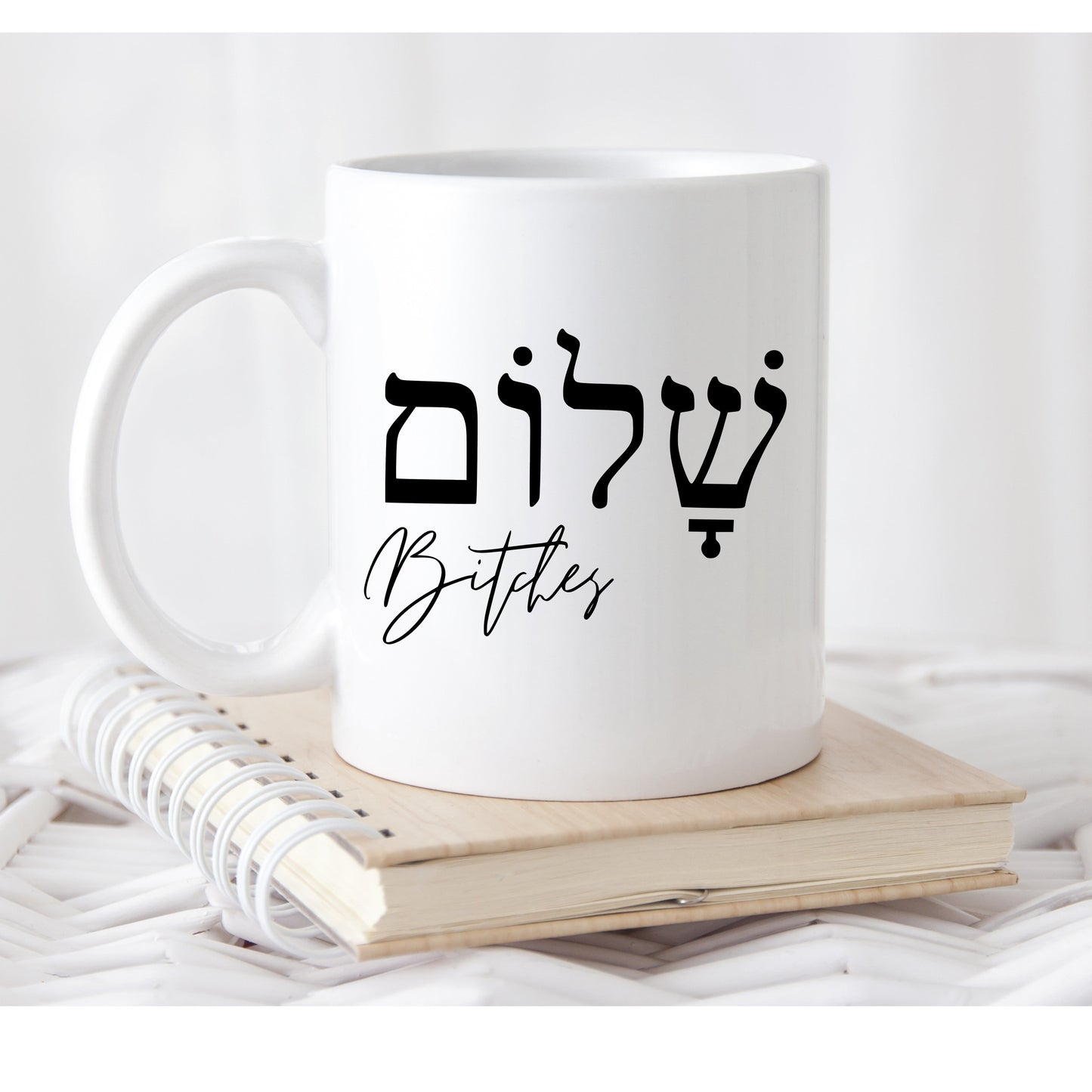 Oy To The World White Ceramic Coffee/Tea Mug