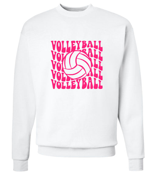 Volleyball Wavy Crewneck